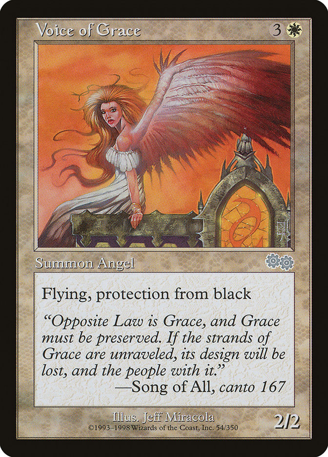 Voice of Grace [Urza's Saga] | Dragon's Lair Comics and Fantasy Houston TX