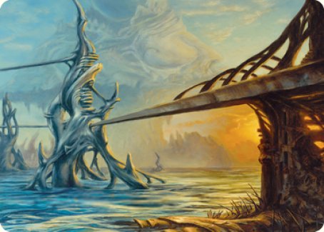 Razortide Bridge Art Card [Modern Horizons 2 Art Series] | Dragon's Lair Comics and Fantasy Houston TX