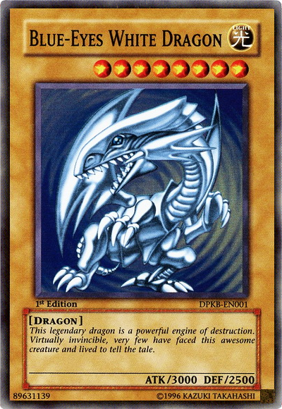 Blue-Eyes White Dragon [DPKB-EN001] Super Rare | Dragon's Lair Comics and Fantasy Houston TX