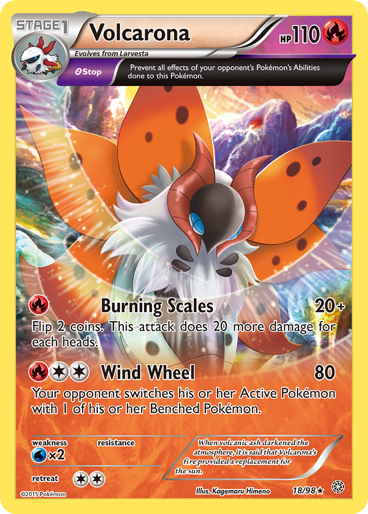 Volcarona (18/98) [XY: Ancient Origins] | Dragon's Lair Comics and Fantasy Houston TX