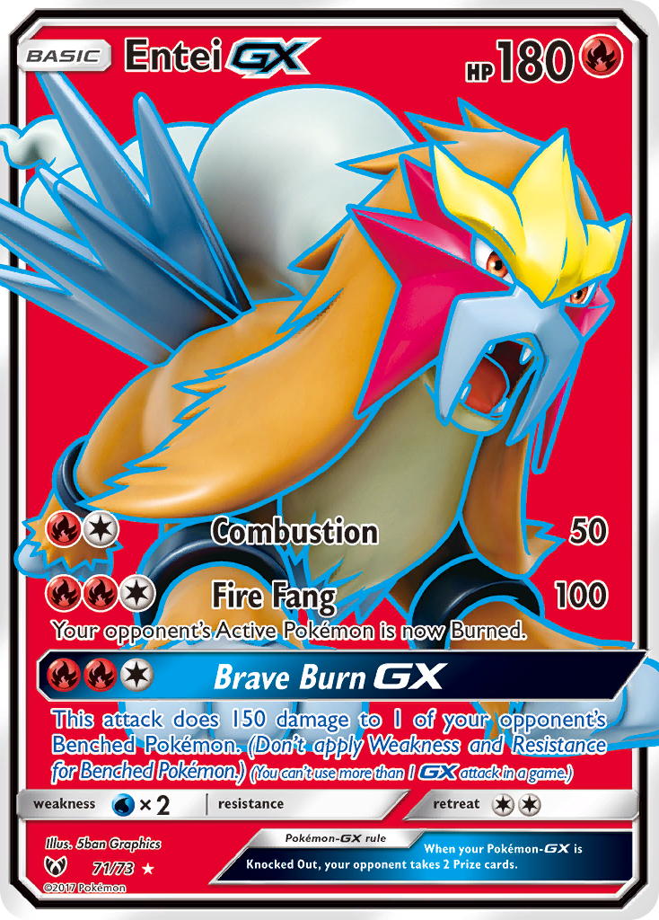 Entei GX (71/73) [Sun & Moon: Shining Legends] | Dragon's Lair Comics and Fantasy Houston TX