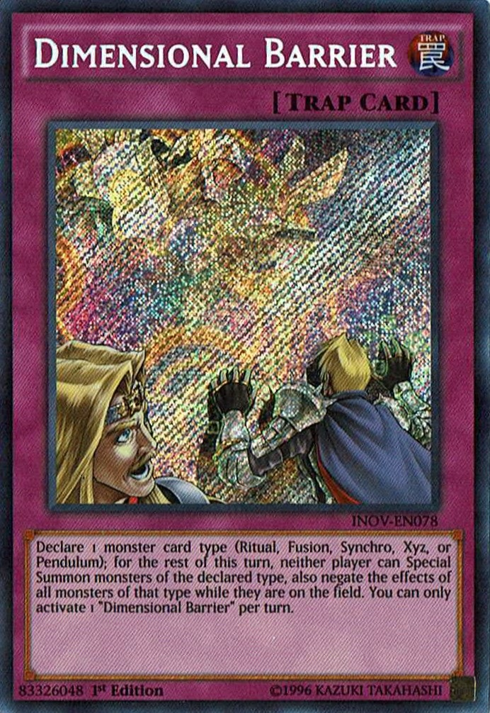 Dimensional Barrier [INOV-EN078] Secret Rare | Dragon's Lair Comics and Fantasy Houston TX