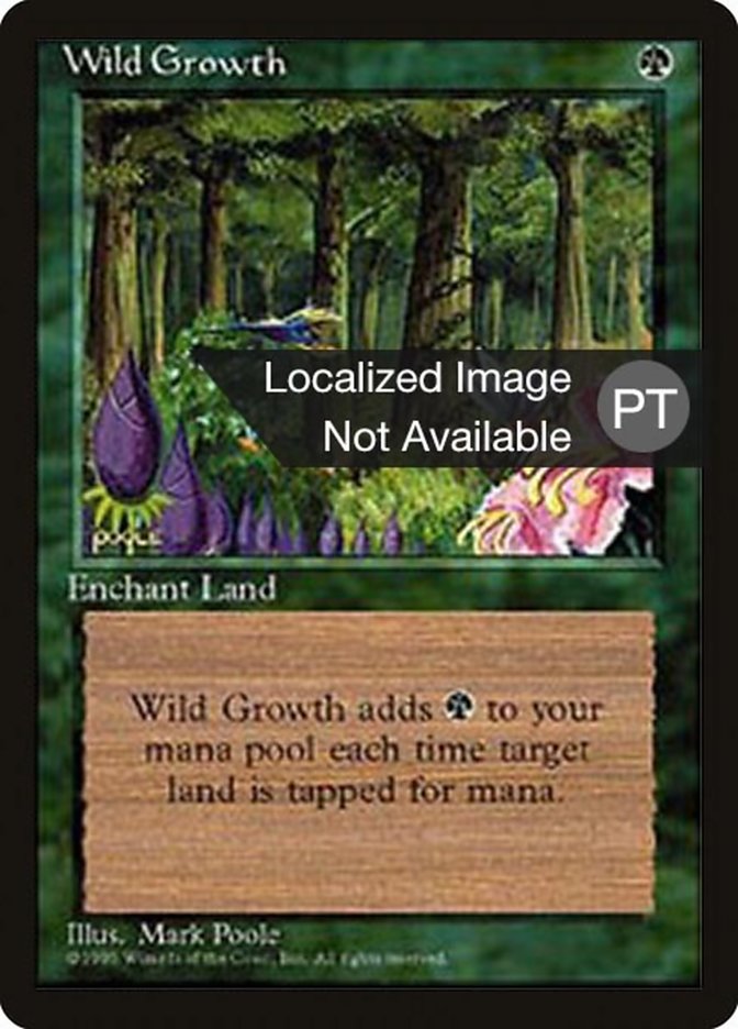 Wild Growth [Fourth Edition (Foreign Black Border)] | Dragon's Lair Comics and Fantasy Houston TX