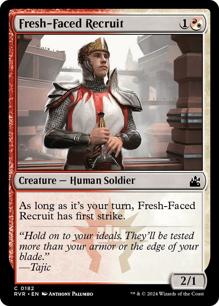 Fresh-Faced Recruit [Ravnica Remastered] | Dragon's Lair Comics and Fantasy Houston TX