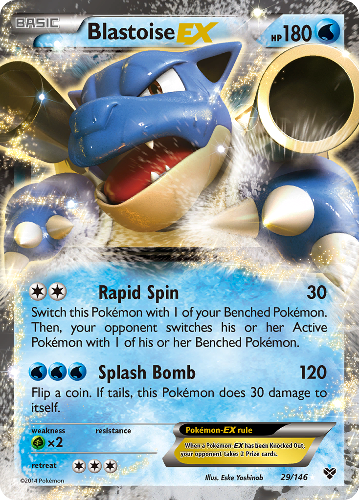 Blastoise EX (29/146) [XY: Base Set] | Dragon's Lair Comics and Fantasy Houston TX