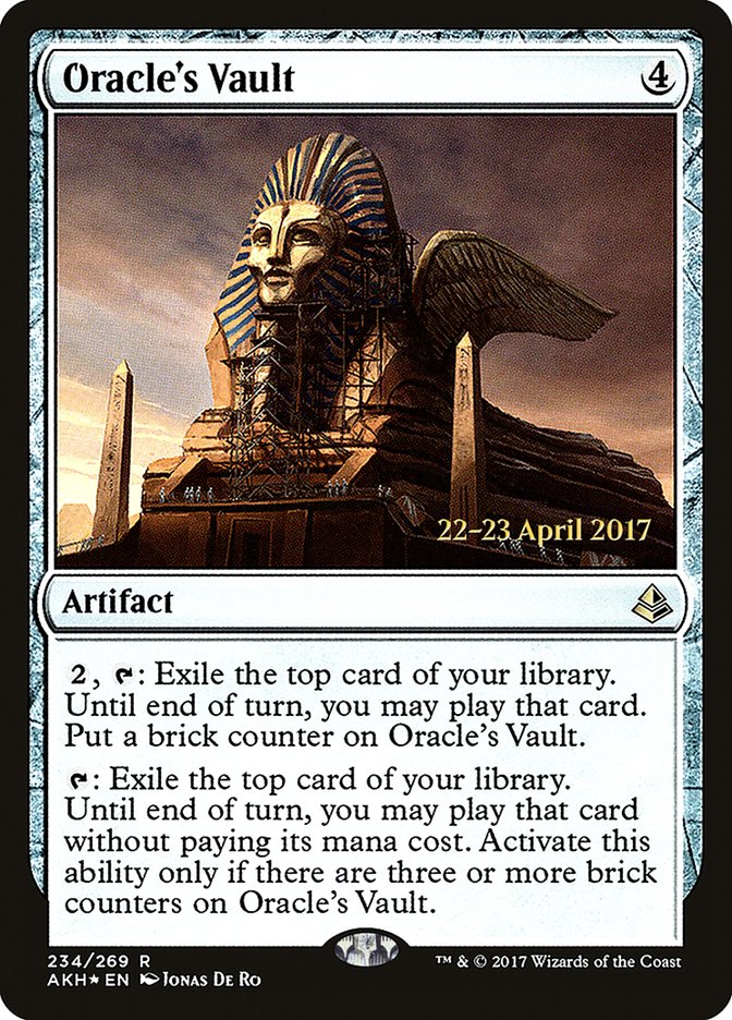 Oracle's Vault [Amonkhet Prerelease Promos] | Dragon's Lair Comics and Fantasy Houston TX