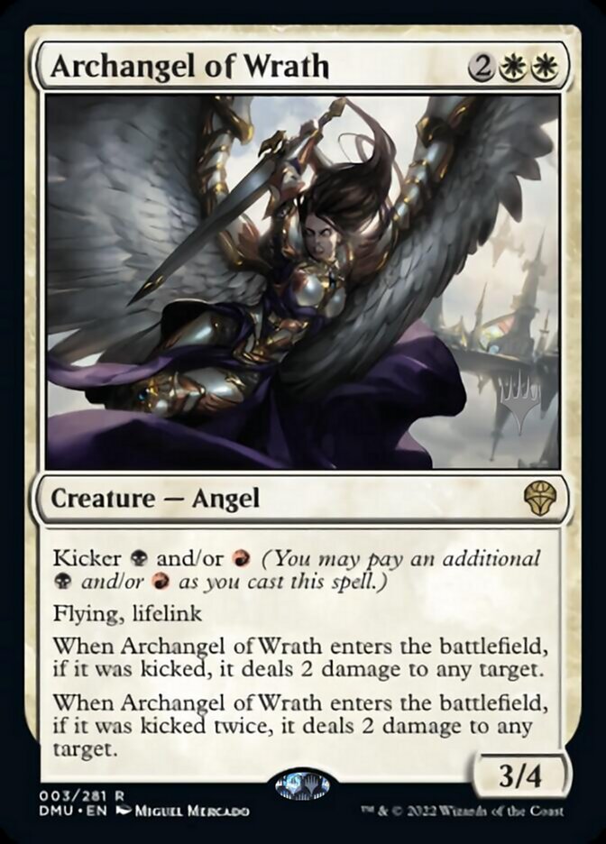 Archangel of Wrath (Promo Pack) [Dominaria United Promos] | Dragon's Lair Comics and Fantasy Houston TX