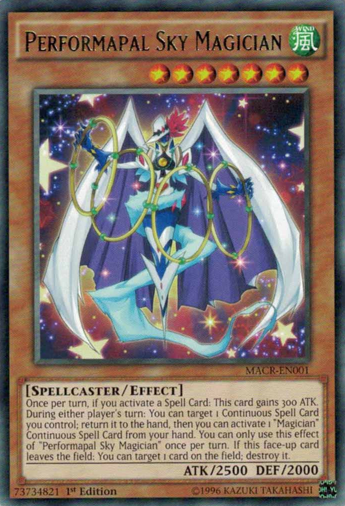 Performapal Sky Magician [MACR-EN001] Rare | Dragon's Lair Comics and Fantasy Houston TX