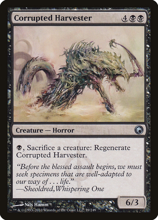 Corrupted Harvester [Scars of Mirrodin] | Dragon's Lair Comics and Fantasy Houston TX