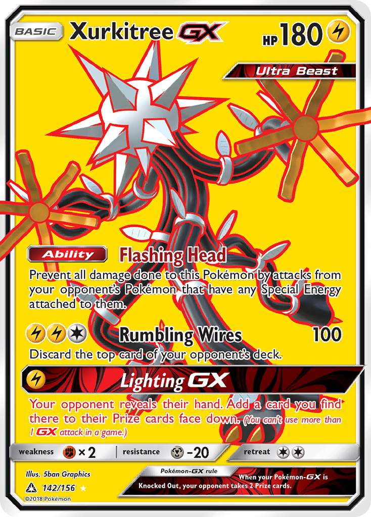 Xurkitree GX (142/156) [Sun & Moon: Ultra Prism] | Dragon's Lair Comics and Fantasy Houston TX