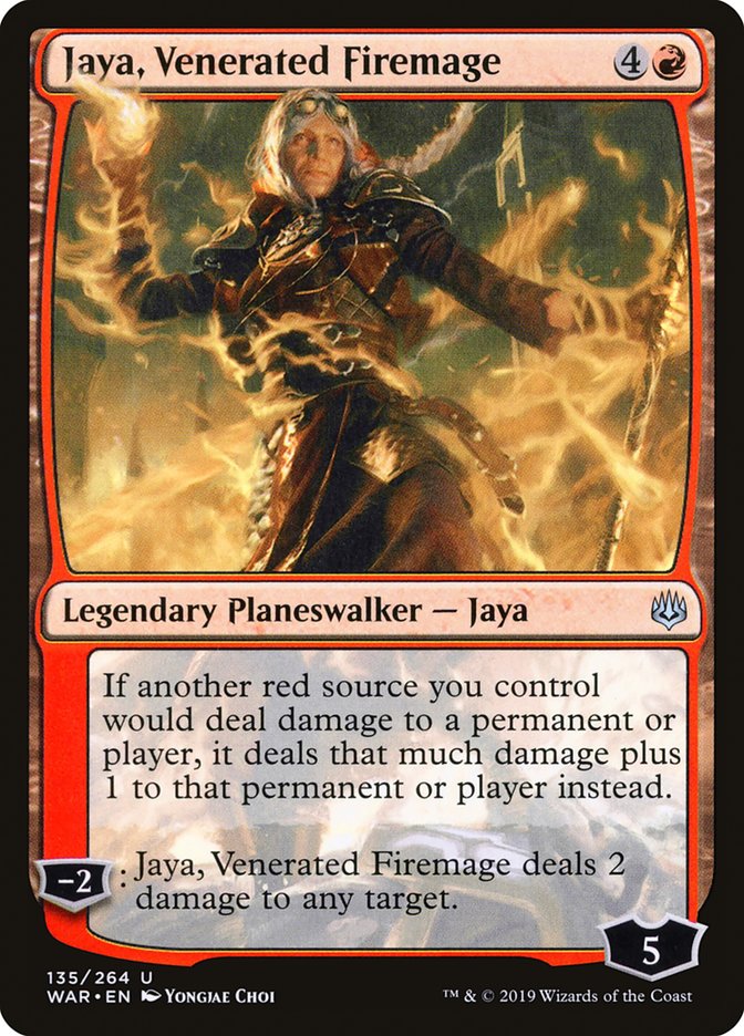 Jaya, Venerated Firemage [War of the Spark] | Dragon's Lair Comics and Fantasy Houston TX