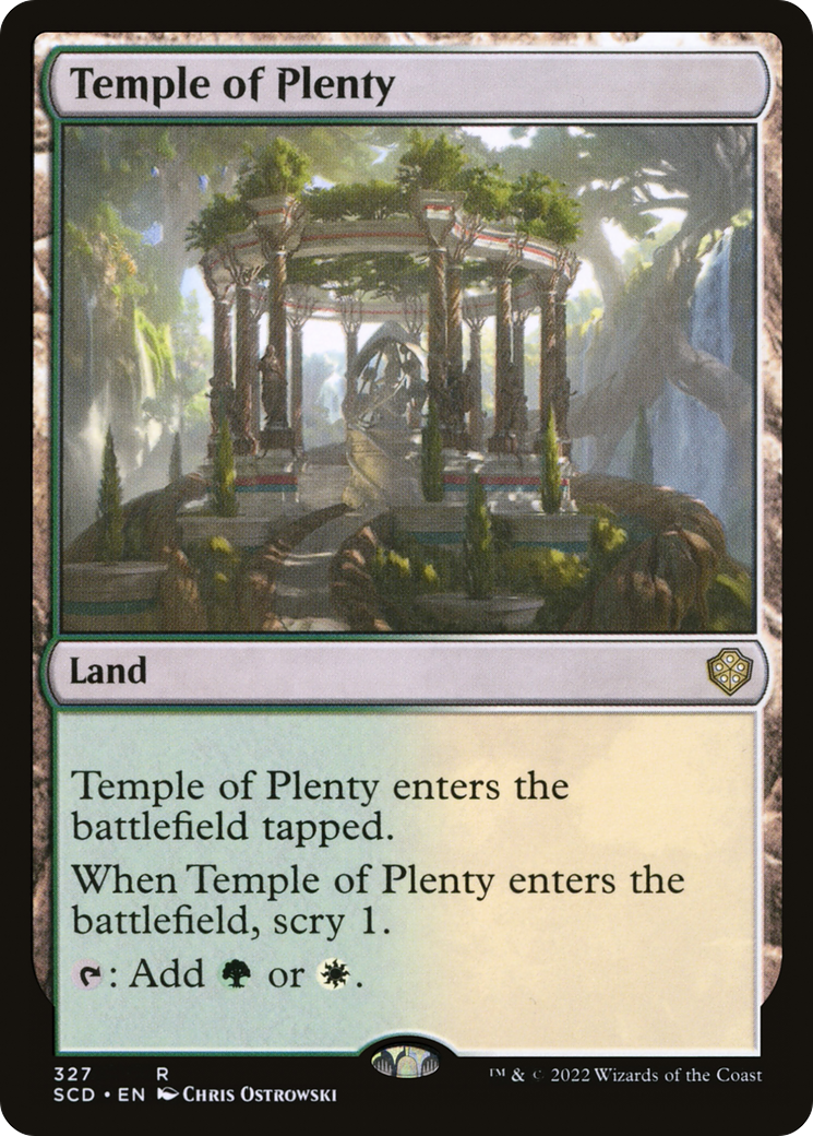 Temple of Plenty [Starter Commander Decks] | Dragon's Lair Comics and Fantasy Houston TX