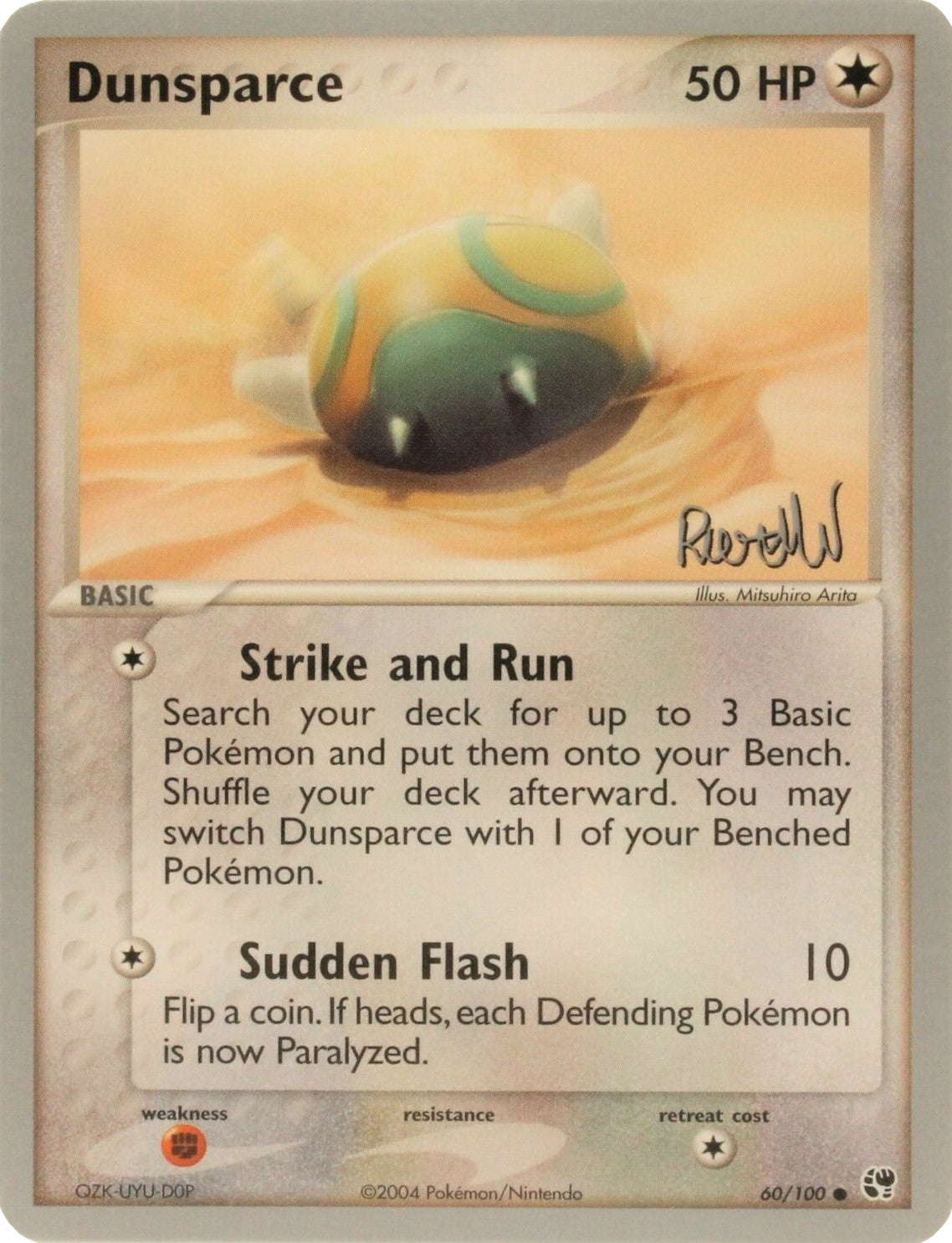 Dunsparce (60/100) (Rocky Beach - Reed Weichler) [World Championships 2004] | Dragon's Lair Comics and Fantasy Houston TX