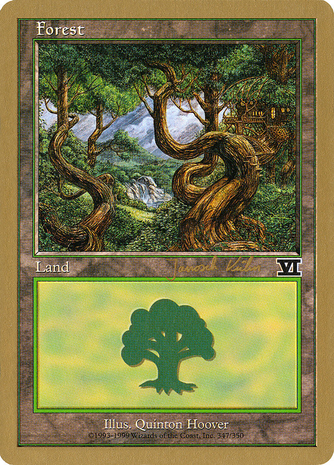 Forest (jk347) (Janosch Kuhn) [World Championship Decks 2000] | Dragon's Lair Comics and Fantasy Houston TX