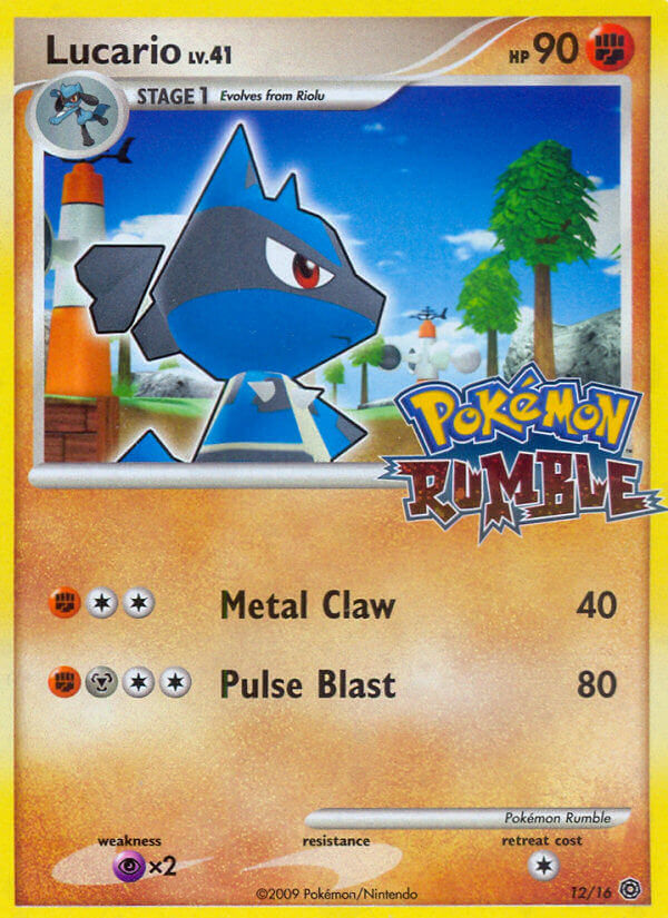 Lucario (12/16) [Pokémon Rumble] | Dragon's Lair Comics and Fantasy Houston TX