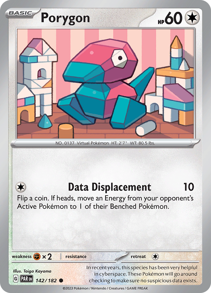 Porygon (142/182) [Scarlet & Violet: Paradox Rift] | Dragon's Lair Comics and Fantasy Houston TX