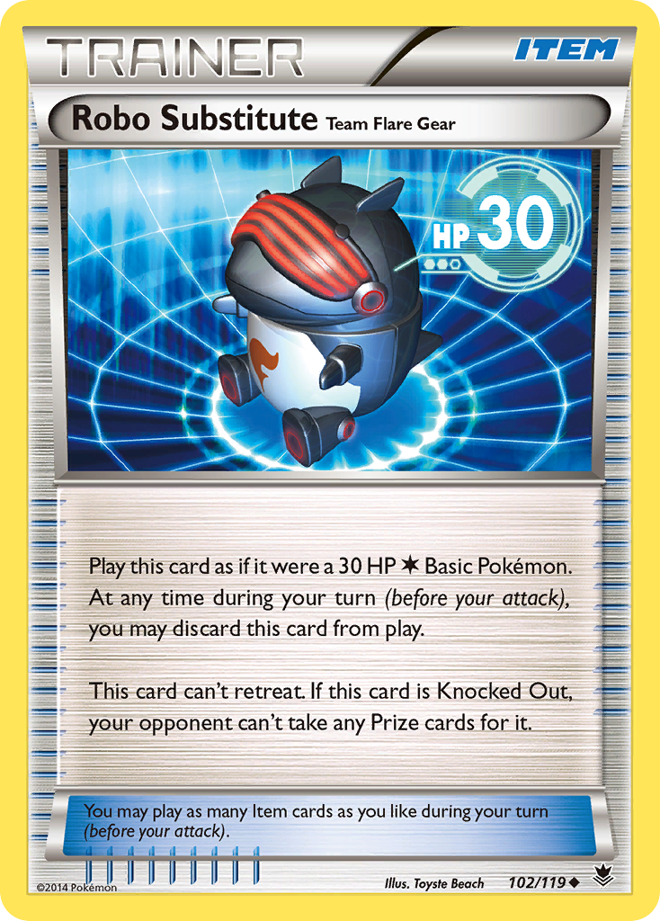 Robo Substitute Team Flare Gear (102/119) [XY: Phantom Forces] | Dragon's Lair Comics and Fantasy Houston TX