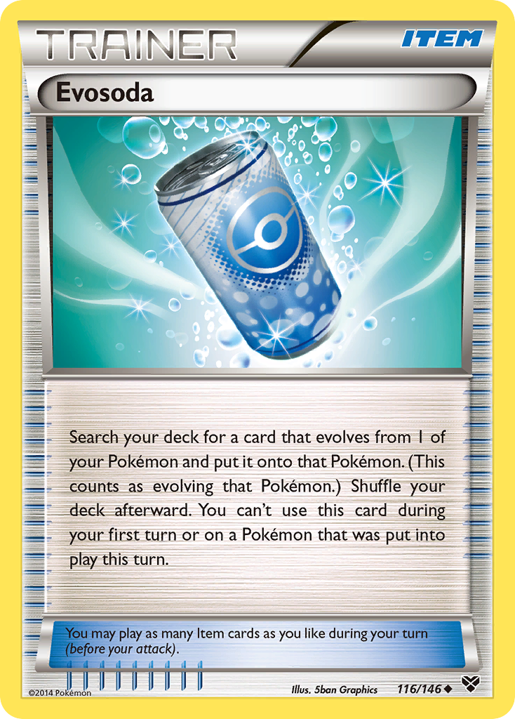 Evosoda (116/146) [XY: Base Set] | Dragon's Lair Comics and Fantasy Houston TX