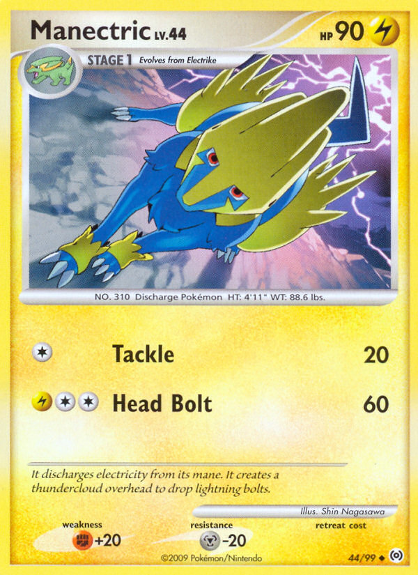 Manectric (44/99) [Platinum: Arceus] | Dragon's Lair Comics and Fantasy Houston TX