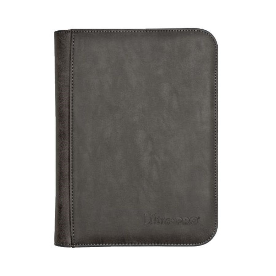 Ultra Pro Suede Collection 4 Pocket Zippered Pro-Binder - Jet | Dragon's Lair Comics and Fantasy Houston TX