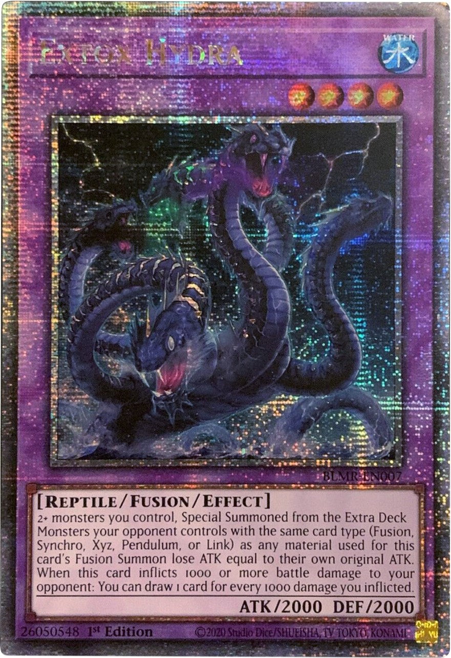 Extox Hydra [BLMR-EN007] Quarter Century Secret Rare | Dragon's Lair Comics and Fantasy Houston TX