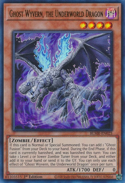 Ghost Wyvern, the Underworld Dragon [BLMR-EN025] Ultra Rare | Dragon's Lair Comics and Fantasy Houston TX