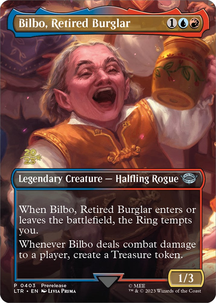 Bilbo, Retired Burglar [The Lord of the Rings: Tales of Middle-Earth Prerelease Promos] | Dragon's Lair Comics and Fantasy Houston TX