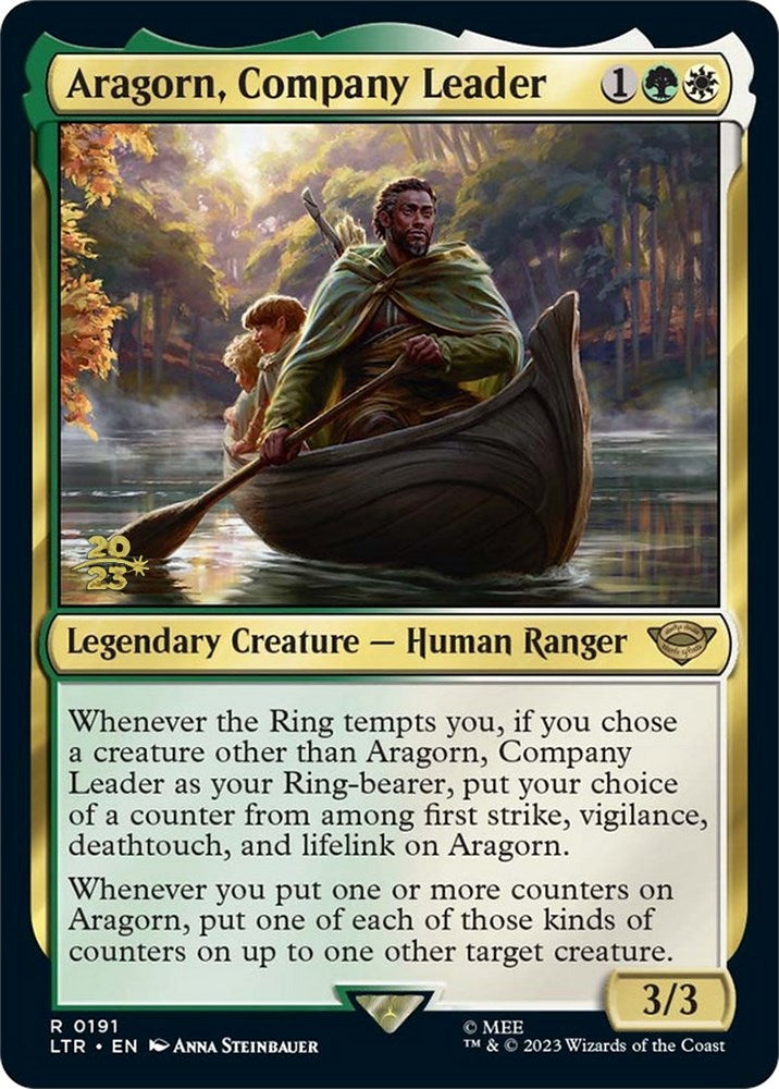 Aragorn, Company Leader [The Lord of the Rings: Tales of Middle-Earth Prerelease Promos] | Dragon's Lair Comics and Fantasy Houston TX