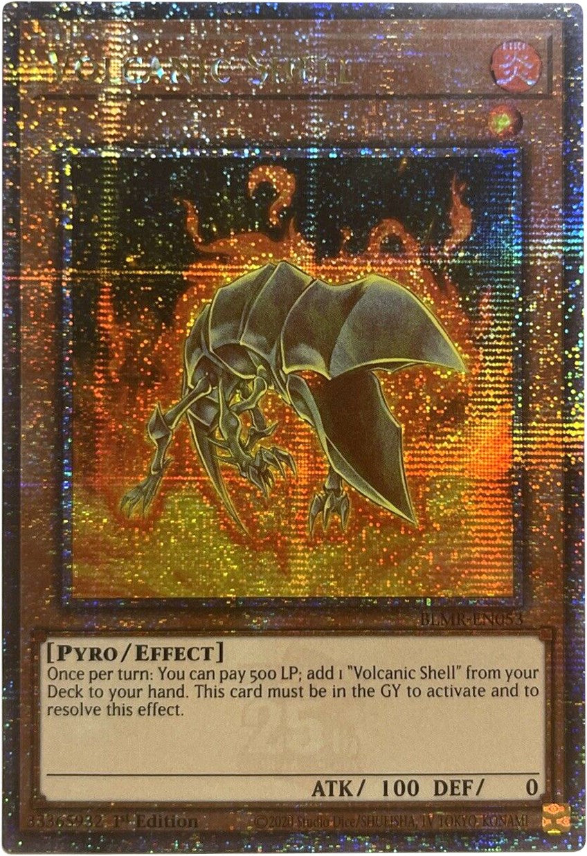 Volcanic Shell [BLMR-EN053] Quarter Century Secret Rare | Dragon's Lair Comics and Fantasy Houston TX