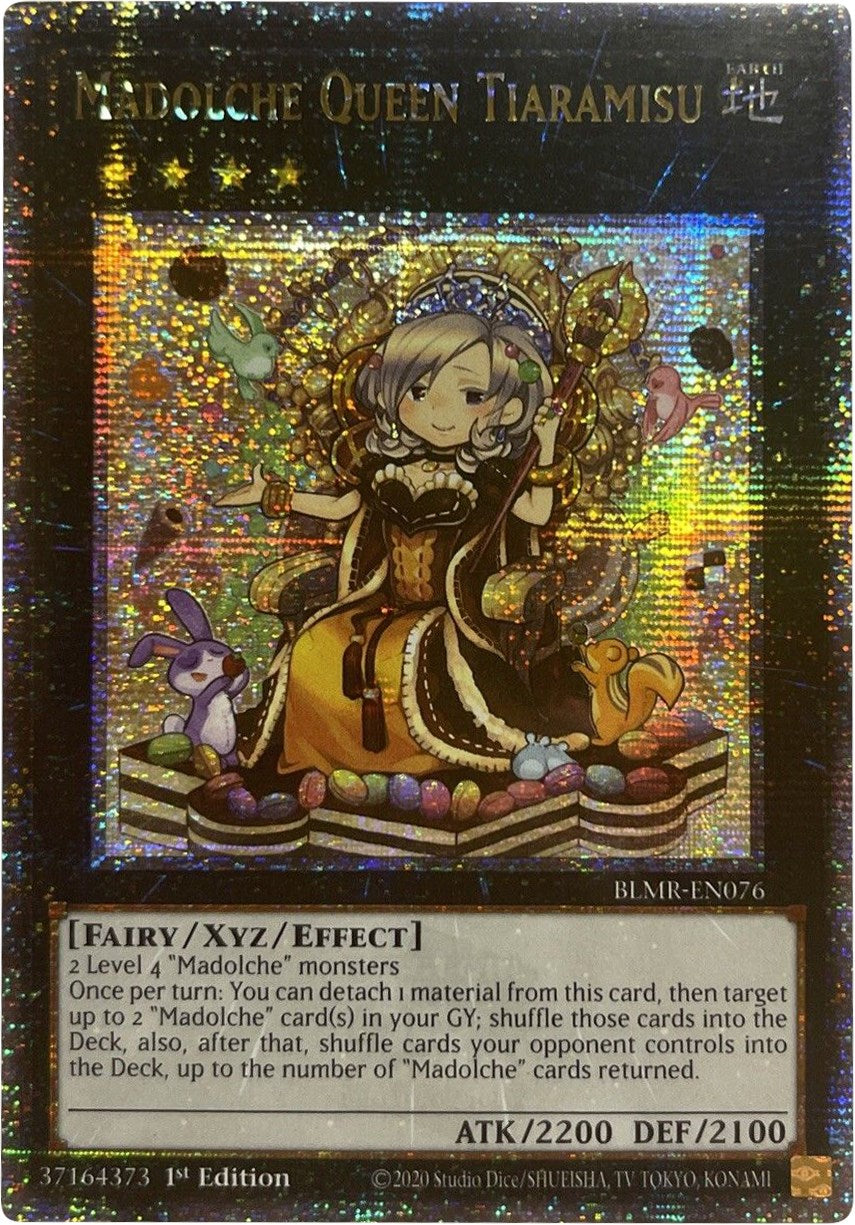 Madolche Queen Tiaramisu [BLMR-EN076] Quarter Century Secret Rare | Dragon's Lair Comics and Fantasy Houston TX