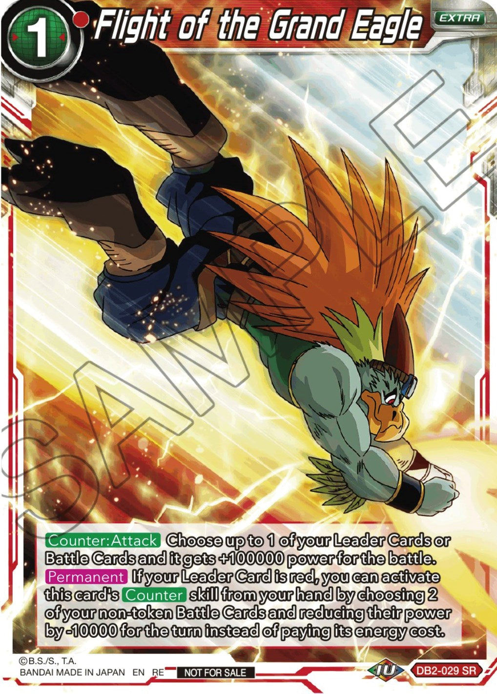 Flight of the Grand Eagle (Championship Selection Pack 2023 Vol.2) (Silver Foil) (DB2-029) [Tournament Promotion Cards] | Dragon's Lair Comics and Fantasy Houston TX