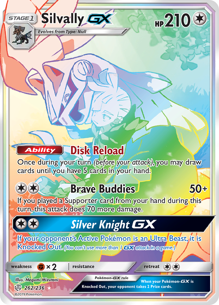 Silvally GX (262/236) [Sun & Moon: Cosmic Eclipse] | Dragon's Lair Comics and Fantasy Houston TX