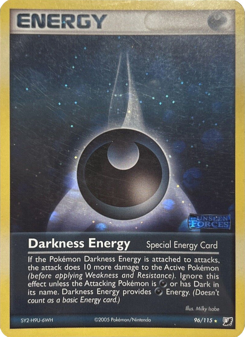 Darkness Energy (96/115) (Stamped) [EX: Unseen Forces] | Dragon's Lair Comics and Fantasy Houston TX