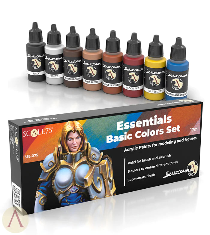 Scale75 Paint Set: Essentials Basic Colors Set | Dragon's Lair Comics and Fantasy Houston TX