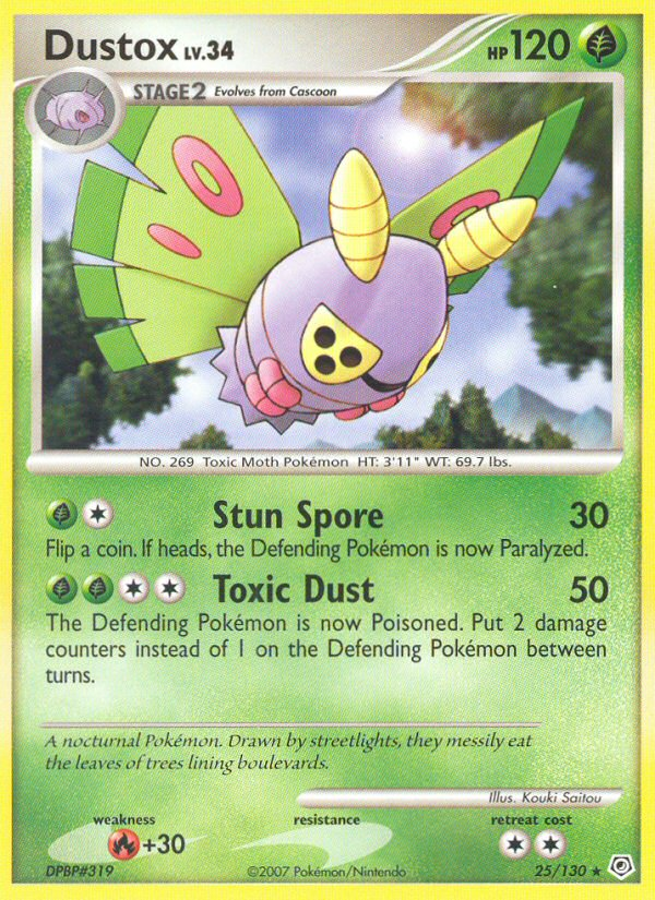 Dustox (25/130) [Diamond & Pearl: Base Set] | Dragon's Lair Comics and Fantasy Houston TX