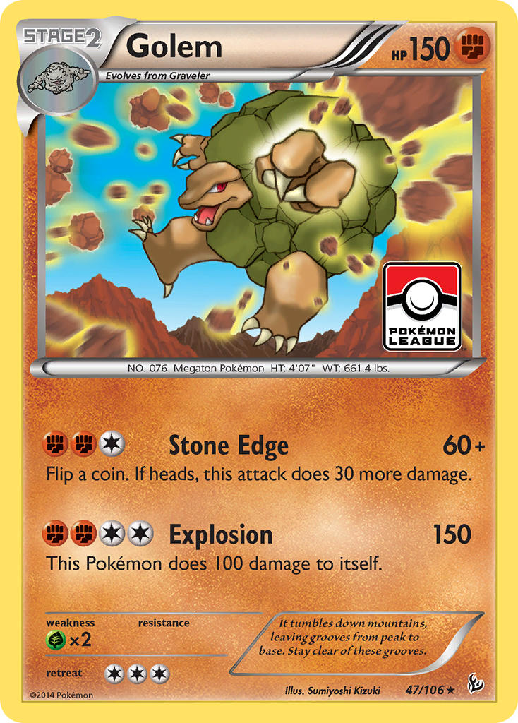 Golem (47/106) [XY: Flashfire] | Dragon's Lair Comics and Fantasy Houston TX