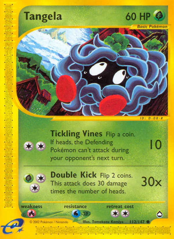 Tangela (112/147) [Aquapolis] | Dragon's Lair Comics and Fantasy Houston TX