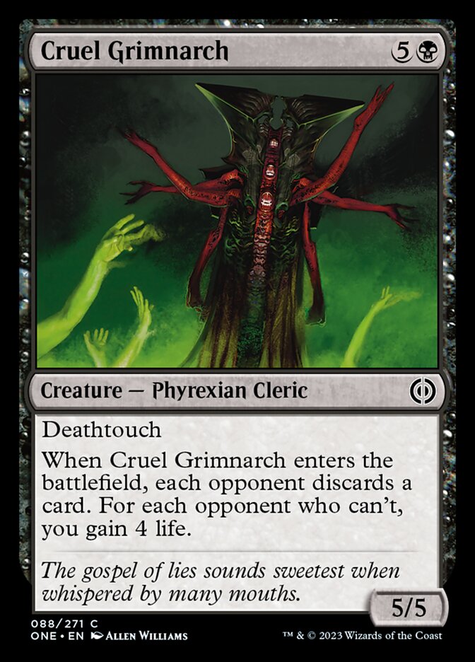 Cruel Grimnarch [Phyrexia: All Will Be One] | Dragon's Lair Comics and Fantasy Houston TX