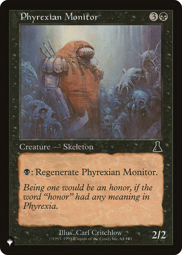 Phyrexian Monitor [The List] | Dragon's Lair Comics and Fantasy Houston TX