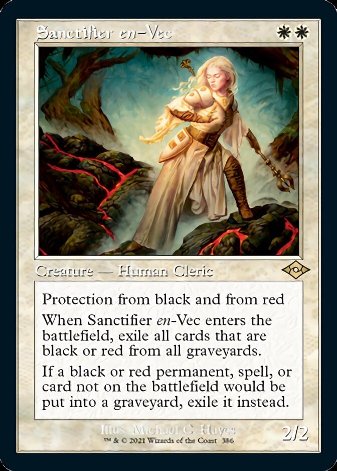 Sanctifier en-Vec (Retro Foil Etched) [Modern Horizons 2] | Dragon's Lair Comics and Fantasy Houston TX