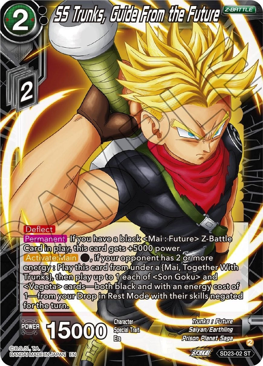 SS Trunks, Guide From the Future (SD23-02) [Critical Blow] | Dragon's Lair Comics and Fantasy Houston TX