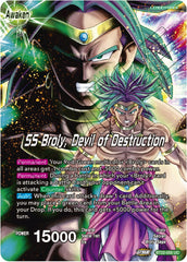 Broly & Paragus // SS Broly, Devil of Destruction (BT22-055) [Critical Blow] | Dragon's Lair Comics and Fantasy Houston TX