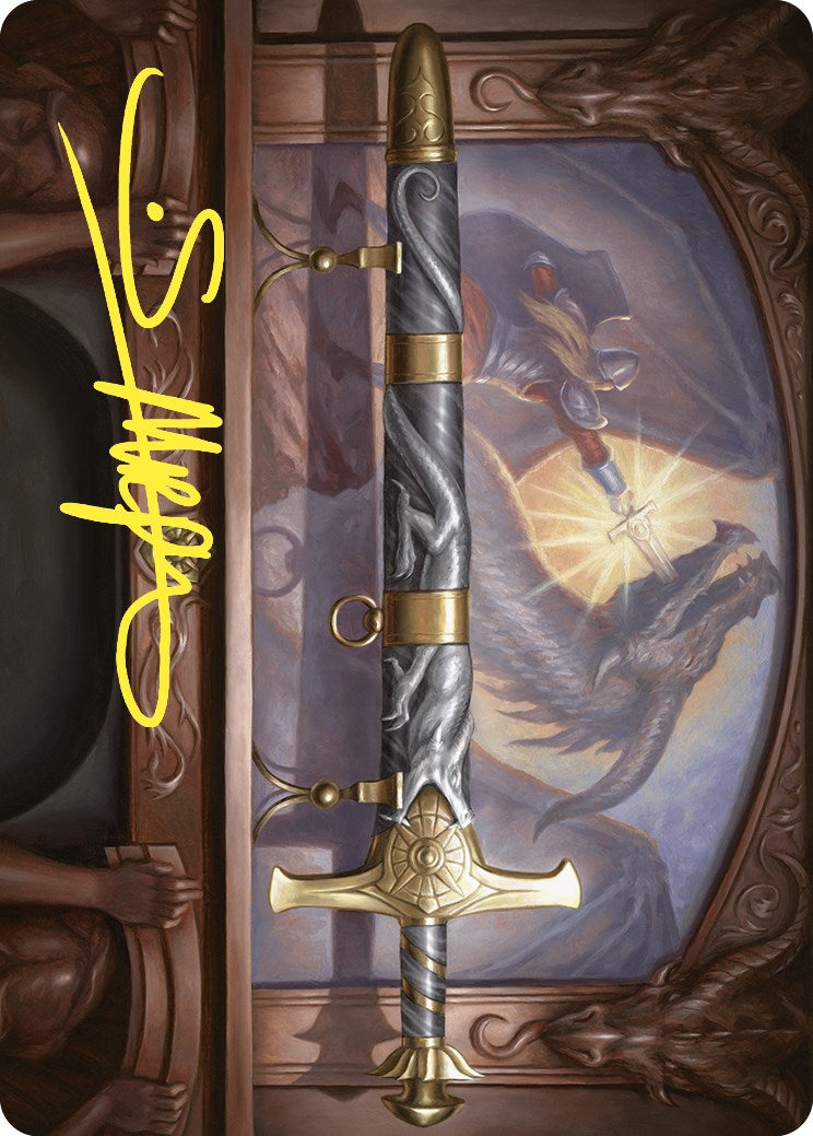 Ancestral Blade Art Card (Gold-Stamped Signature) [Commander Masters Art Series] | Dragon's Lair Comics and Fantasy Houston TX