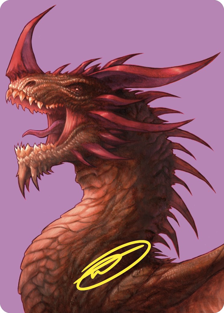 The Ur-Dragon Art Card (Gold-Stamped Signature) [Commander Masters Art Series] | Dragon's Lair Comics and Fantasy Houston TX