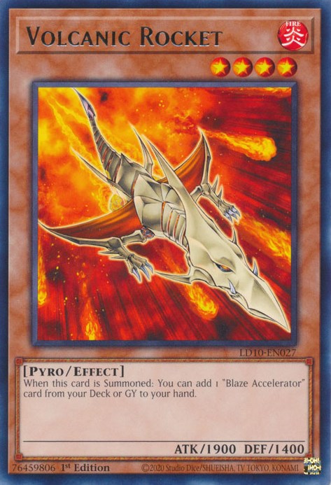 Volcanic Rocket [LD10-EN027] Rare | Dragon's Lair Comics and Fantasy Houston TX