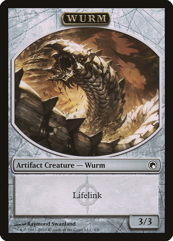 Wurm Token (9/9) [Scars of Mirrodin Tokens] | Dragon's Lair Comics and Fantasy Houston TX