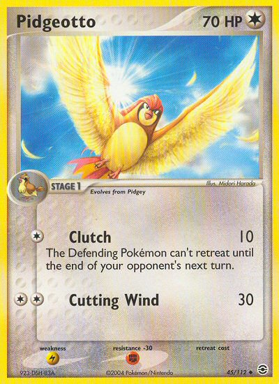 Pidgeotto (45/112) [EX: FireRed & LeafGreen] | Dragon's Lair Comics and Fantasy Houston TX