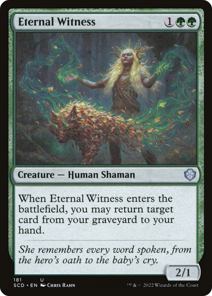 Eternal Witness [Starter Commander Decks] | Dragon's Lair Comics and Fantasy Houston TX