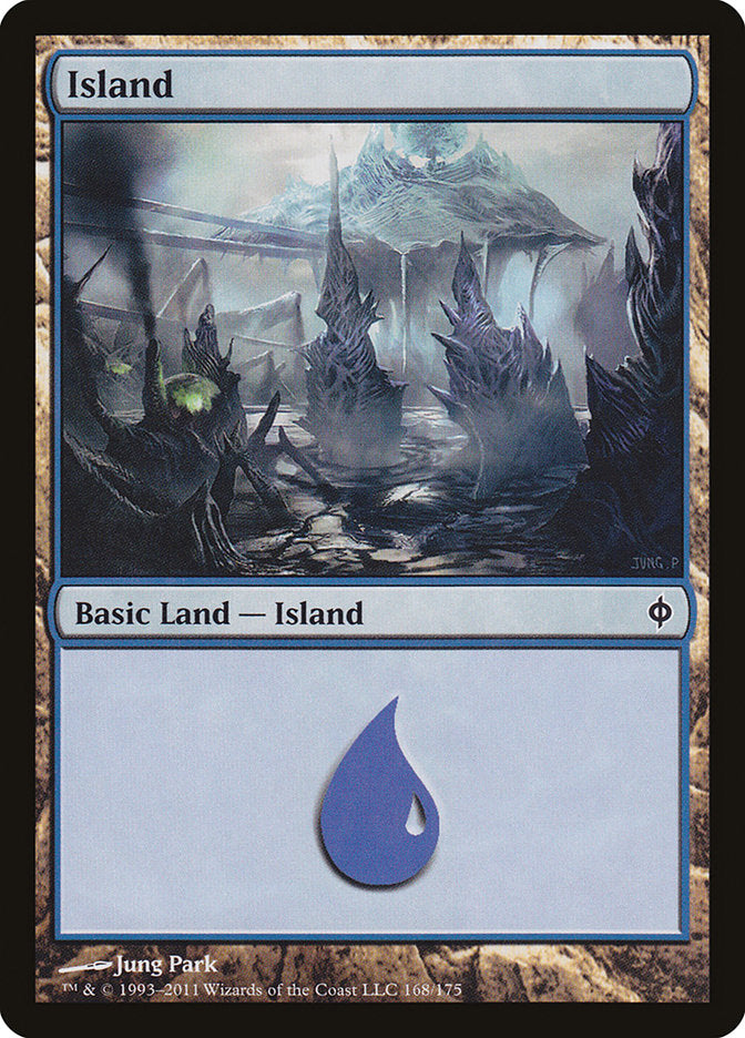 Island (168) [New Phyrexia] | Dragon's Lair Comics and Fantasy Houston TX