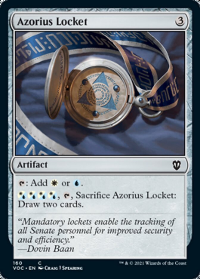 Azorius Locket [Innistrad: Crimson Vow Commander] | Dragon's Lair Comics and Fantasy Houston TX